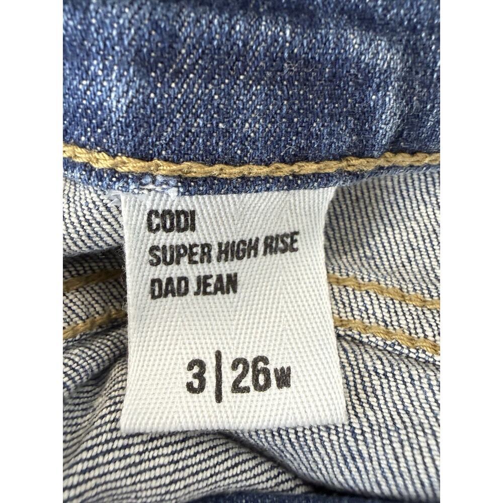 Eunina Women’s Codi Super High Rise Dad Cargo Jeans Straight Leg 3/26W - Picture 7 of 14